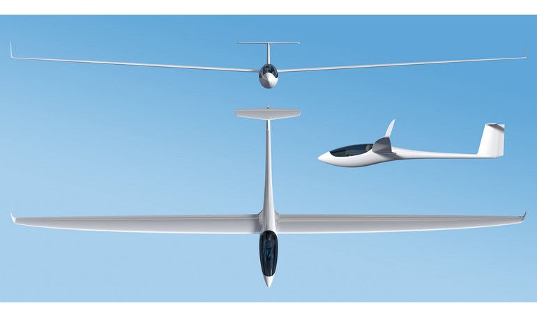 SCHLEICHER AS-33Es A33P 3D view