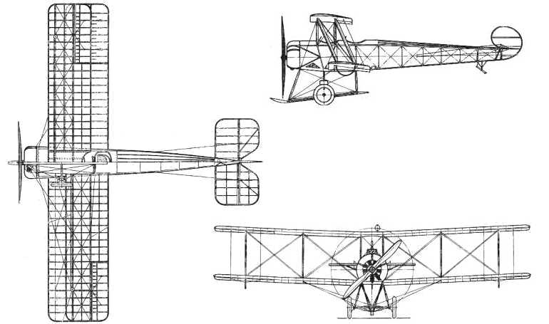 AVRO 504 Replica A504 3D view