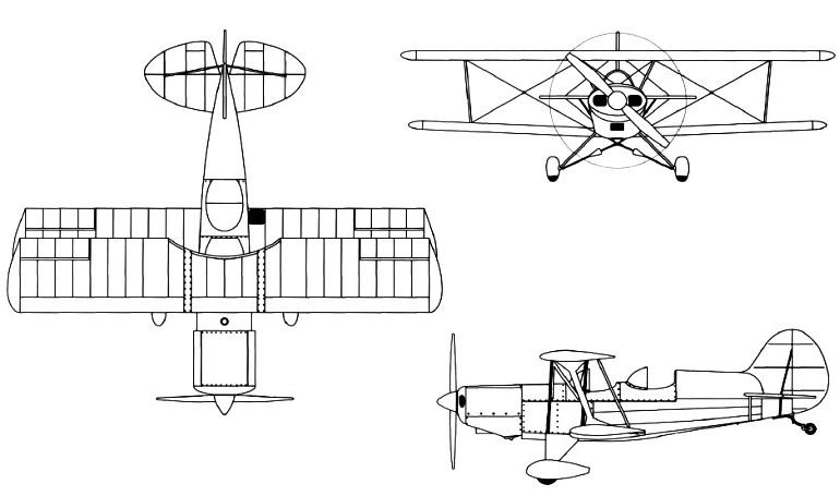 ACRO SPORT Acro-Sport 2 EAA Acro-Sport 2 ACR2 3D view