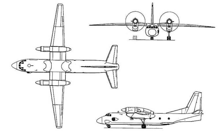 ANTONOV An-32 ANTONOV An-32 Firekiller ANTONOV An-32 Sutlej AN32 3D view