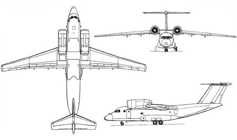 ANTONOV An-72 ANTONOV An-74-100 ANTONOV An-74-200 AN72 3D view