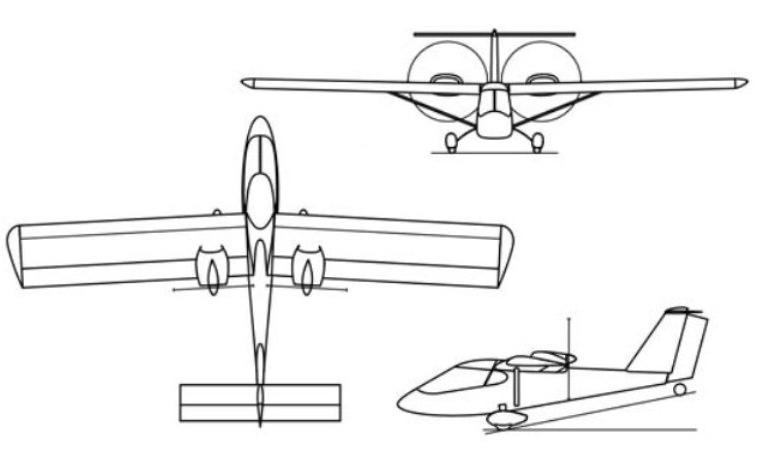 AEROPRAKT A-36 Vulcan AP36 3D view