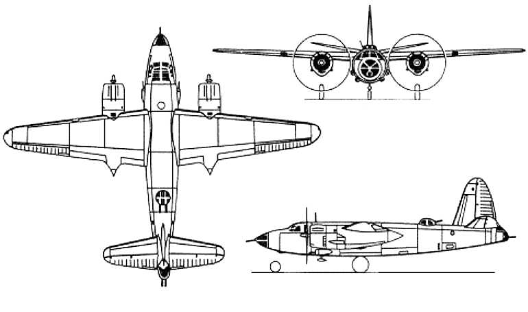 MARTIN 179 Marauder MARTIN B-26 Marauder B26M 3D view