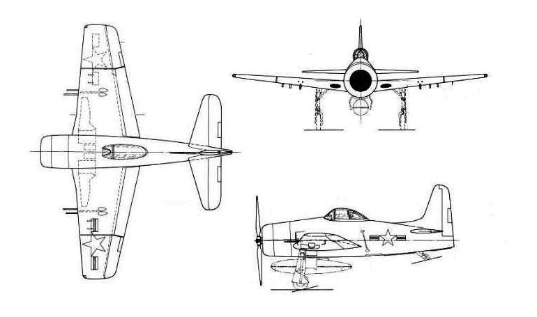 GRUMMAN F8F Bearcat GRUMMAN G-58 Bearcat BCAT 3D view