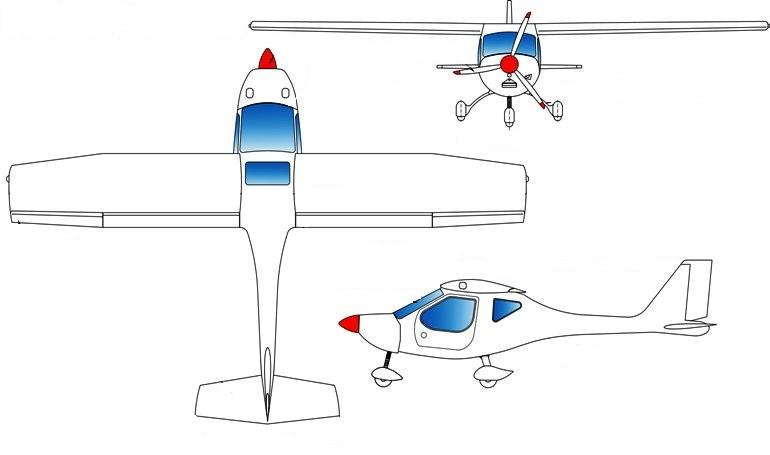 BILSAM Sky Cruiser BOT AIRCRAFT SC-07 Speed Cruiser BISC 3D view