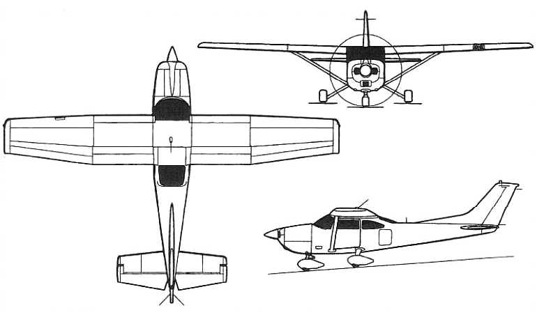 CESSNA 170 C170 3D view