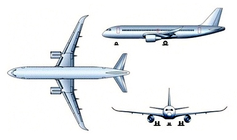 COMAC C-919 C919 3D view