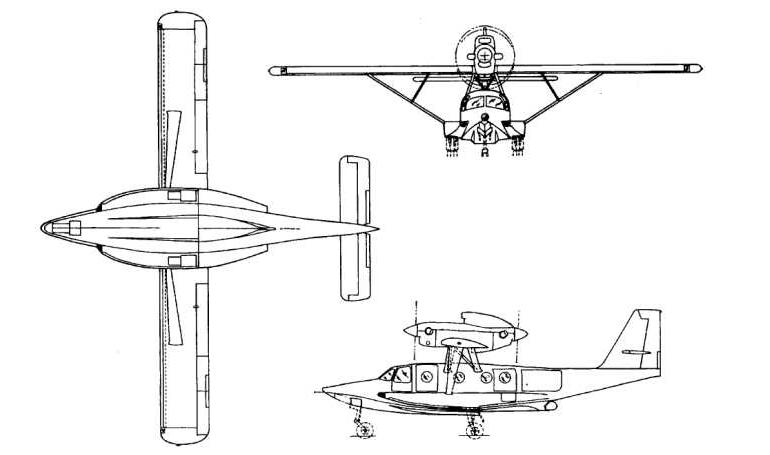 CLAUDIUS DORNIER CD-2 Seastar CD2 3D view