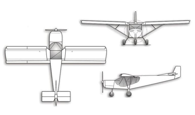 AMD CH-750 Stol AMD CH-750 Cruzer ZENAIR CH-750 Stol ZENAIR CH-750 Cruzer ZENITH CH-750 Stol ZENITH CH-750 Cruzer CH75 3D view