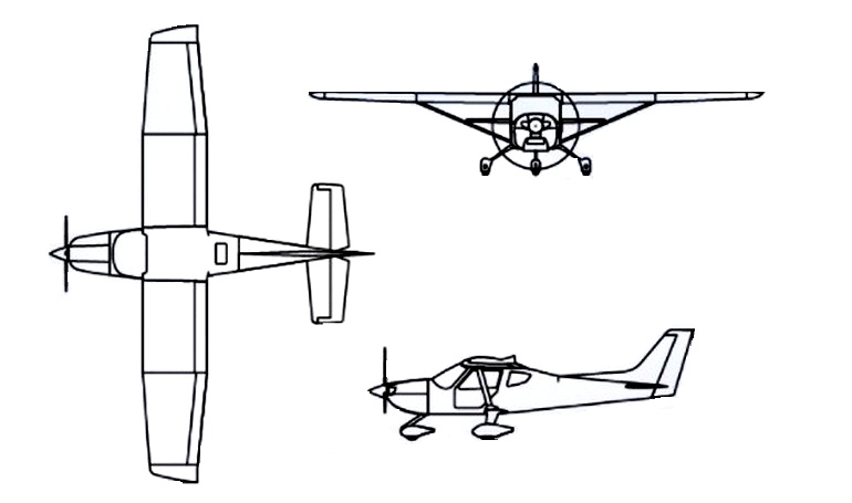 TEXAS AIRCRAFT TA-01 TEXAS AIRCRAFT Colt COLT 3D view