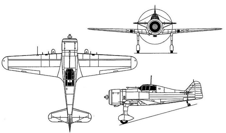 FOKKER D-21 Replica D21 3D view