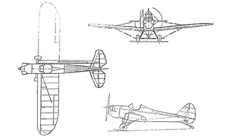 BOWERS Fly Baby 1A FB1A 3D view