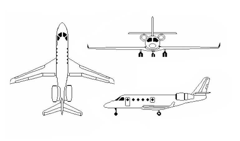 GULFSTREAM AEROSPACE Gulfstream G150 IAI Gulfstream G150 G150 3D view
