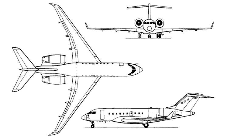 BOMBARDIER BD-700 Global 5000 BOMBARDIER BD-700 Global 5500 GL5T 3D view