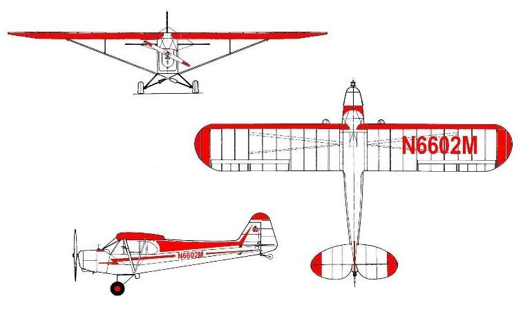 AMERICAN LEGEND AL-3C Legend Cub CUB J-3 Cub CUB J-3 Prospector HENDERSON Little Bear PIPER J-3 Cub PIPER L-4 Cub PIPER NE Cub SATURN-AVIA J-3 Cub TEXAS SPORT TX-3 Texas Sport WAGAERO Cuby Acro Trainer WAGAERO Cuby Observer WAGAERO Cuby Sport Trainer J3 3D view