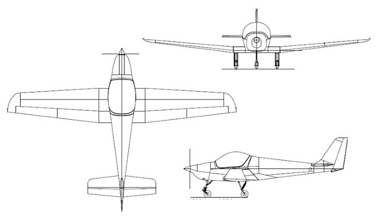JIHLAVAN KP-5 Rapid 500 JIHLAVAN KP-5 Skyleader 500 ZALL JIHLAVAN KP-5 Skyleader 500 KP5 3D view