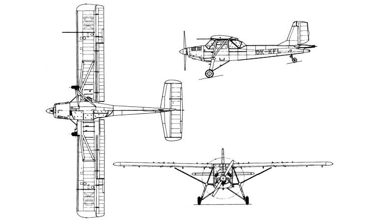 AERO (2) L-60 Brigadyr ORLICAN K-60 Brigadyr ORLICAN L-60 Brigadyr L60 3D view