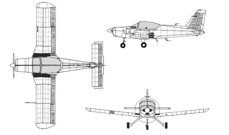 VALMET L-70 Miltrainer VALMET L-70 Vinka L70 3D view