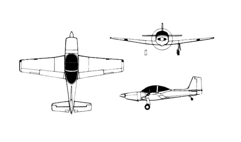 MEYERS MAC-145 MC45 3D view