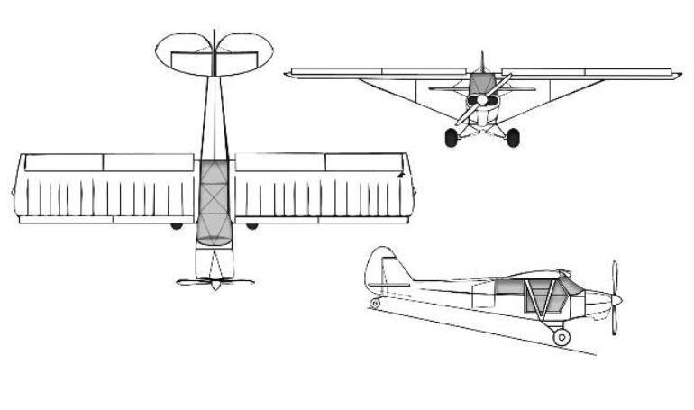 SMITH AVIATION PA-18T Super Cub P18T 3D view