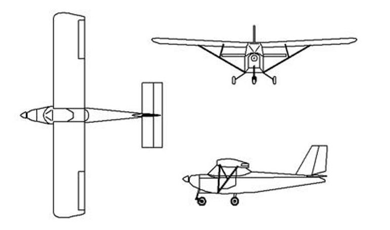 PIK PIK-18 Sytky PK18 3D view
