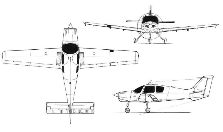 BEAGLE B-121 Pup PUP 3D view