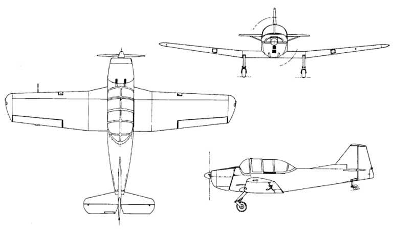 FOKKER S-11 Instructor S11 3D view