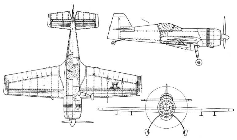 SUKHOI Su-26 SU26 3D view