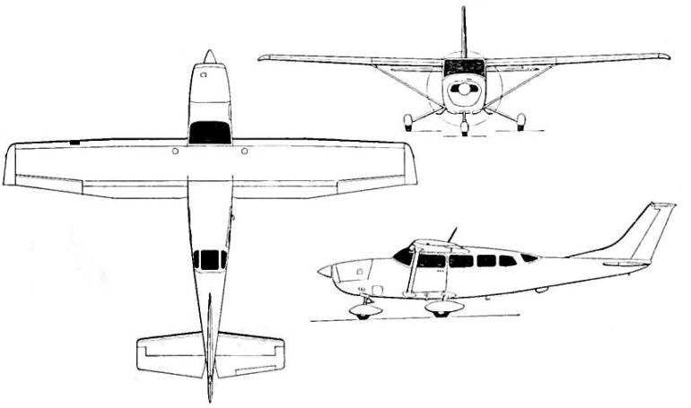 CESSNA T206 Turbo Stationair CESSNA T206 Stationair TC CESSNA TP206 Turbo Super Skylane CESSNA TU206 Turbo Super Skywagon CESSNA TU206 Turbo Skywagon 206 CESSNA TU206 Turbo Stationair CESSNA TU206 Turbo Stationair 6 T206 3D view