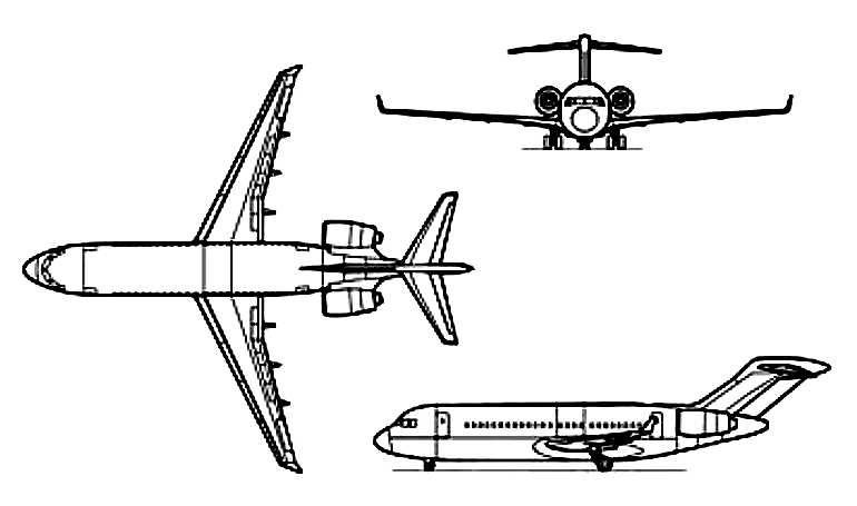TUPOLEV Tu-334 T334 3D view