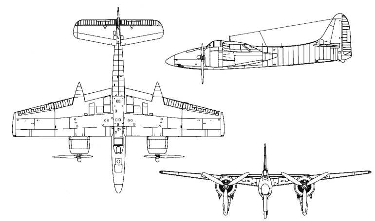 GRUMMAN F7F Tigercat GRUMMAN G-51 Tigercat TCAT 3D view