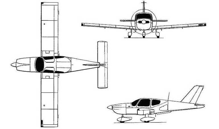 SOCATA TB-10 Tobago SOCATA TB-200 Tobago TOBA 3D view